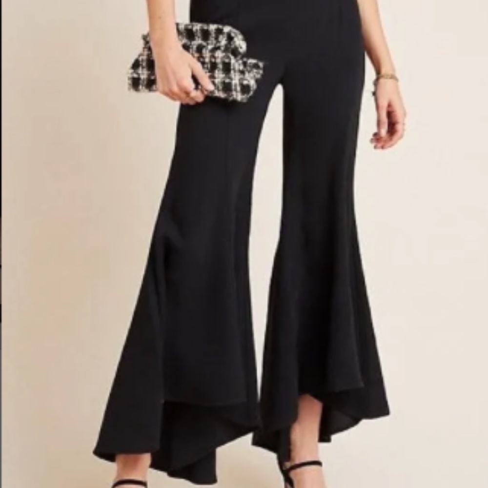 Anthropologie Zinnia Flare Trouse